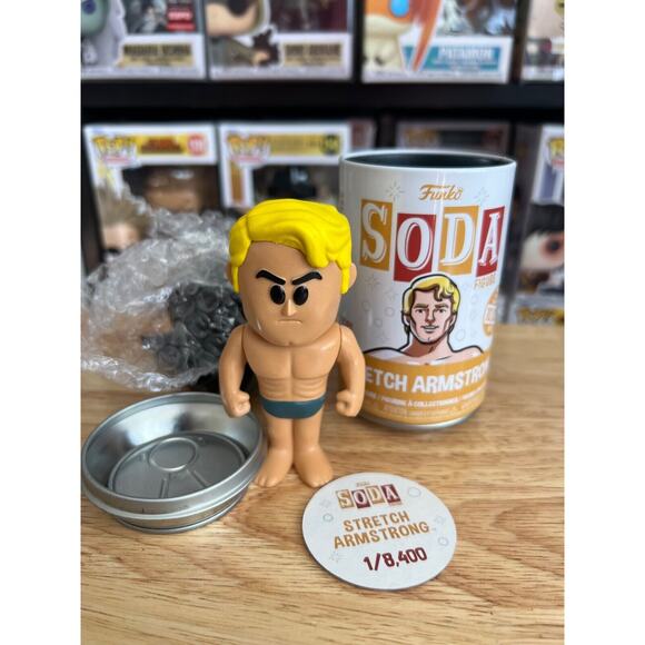 LIMITED EDITION Stretch Armstrong Funko Soda Hasbro Toys Figurine LE Kenner Toy - Picture 1 of 2